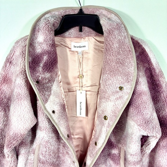 Heartloom Nyx Jacket Size Small Medium Lilac Sherpa Wool Blend NWT - Picture 11 of 17